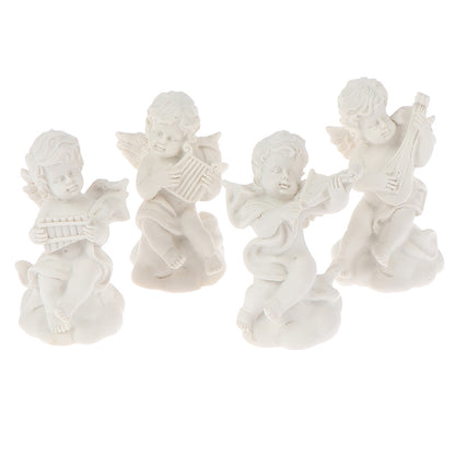 Mini Resin Angel Figurines Set of 4 by HitMyNeed