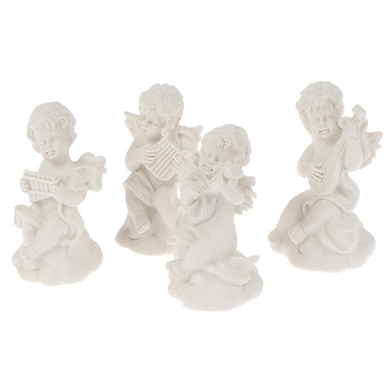 Mini Resin Angel Figurines Set of 4 by HitMyNeed