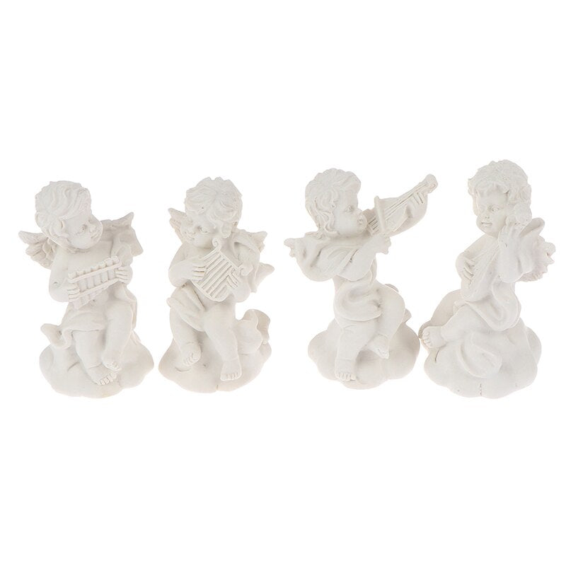 Mini Resin Angel Figurines Set of 4 by HitMyNeed