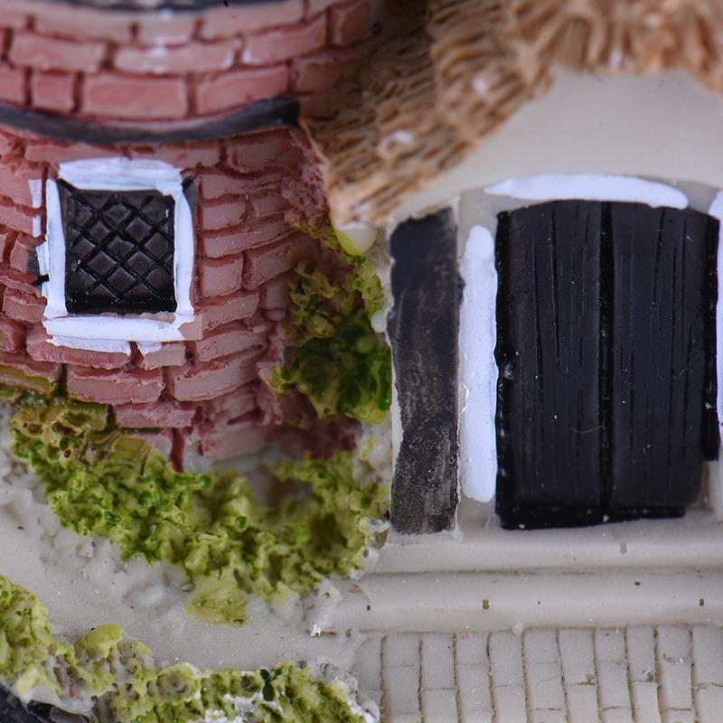 Mini Resin Garden House Fairy Ornament by HitMyNeed