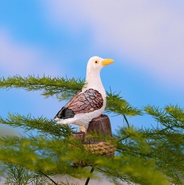 Mini Resin Seagull Ornaments Set of 3 by HitMyNeed