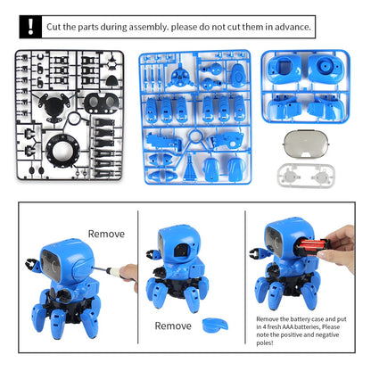 Mini Robot 6-Leg Crawler DIY Kit by HitMyNeed