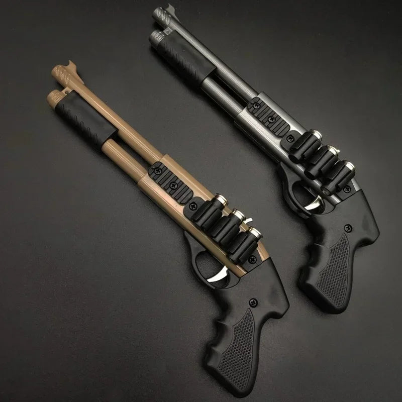 Mini Rubber Band Shotgun Toy - 8-Shot Burst Model by HitMyNeed