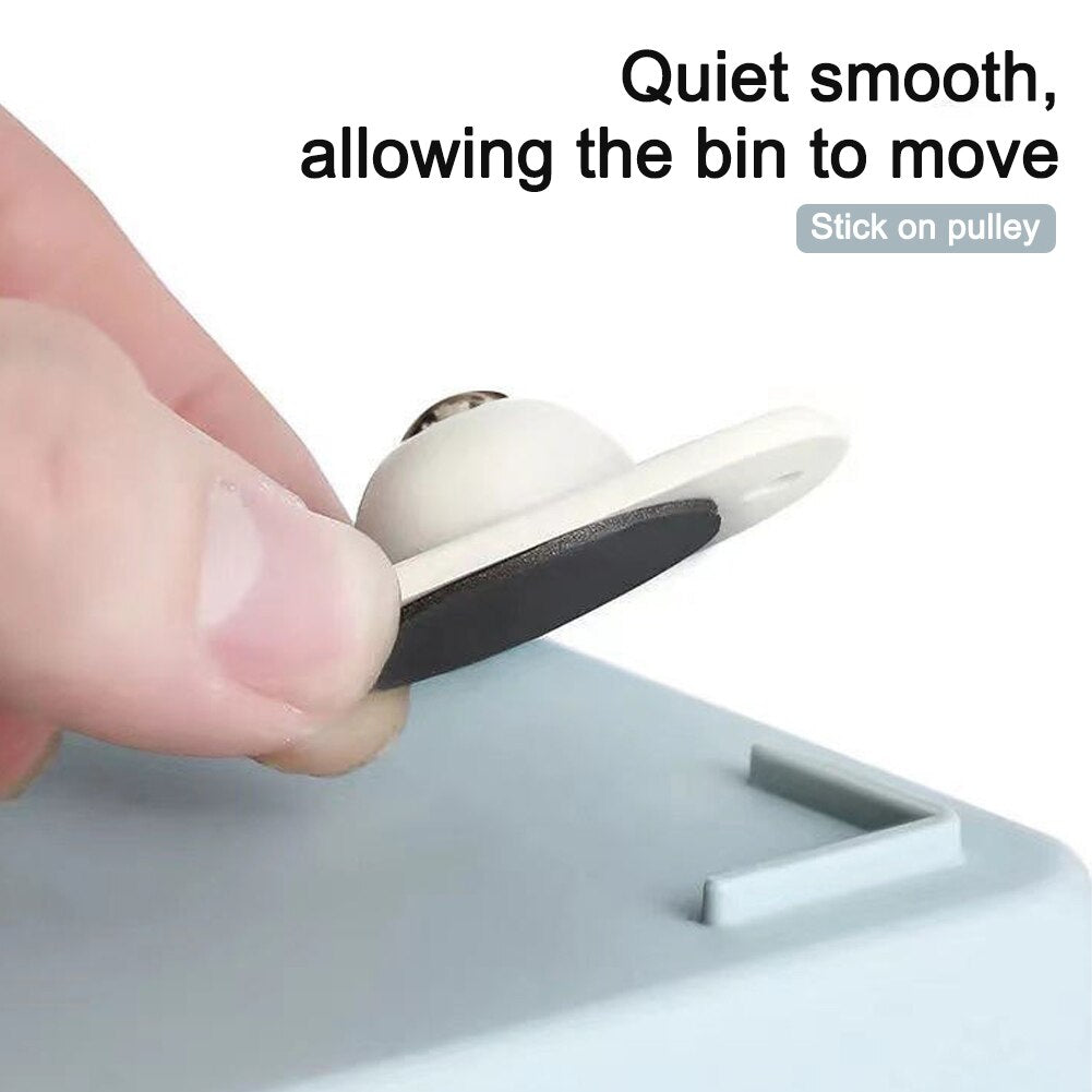 Mini Self Adhesive Rotating Cabinet Wheels (20 pcs) by HitMyNeed