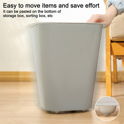 Mini Self Adhesive Rotating Cabinet Wheels (20 pcs) by HitMyNeed