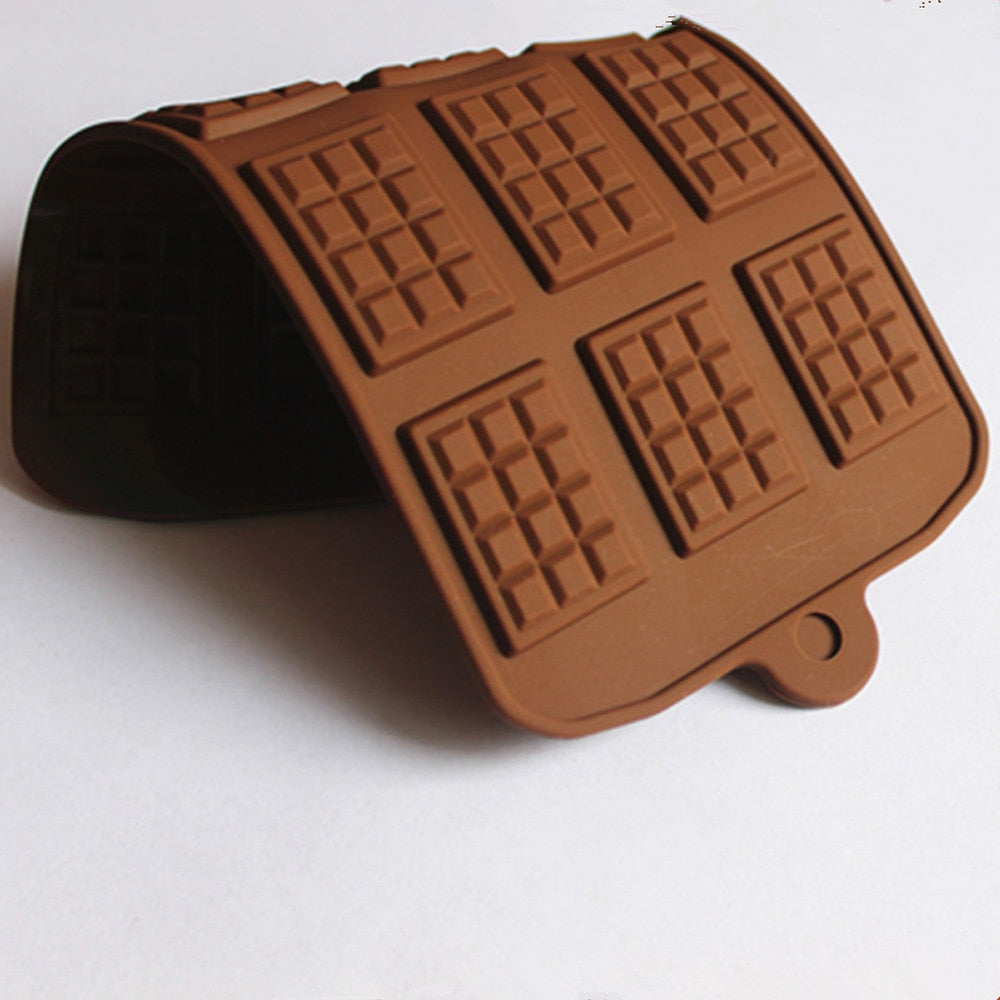 Mini Silicone Chocolate Bar Mold Tray, 12 Cavity by HitMyNeed