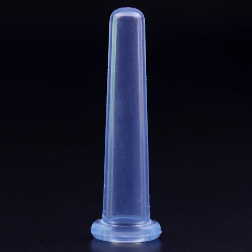 Mini Silicone Facial Suction Cup for Skin Massage blue by HitMyNeed