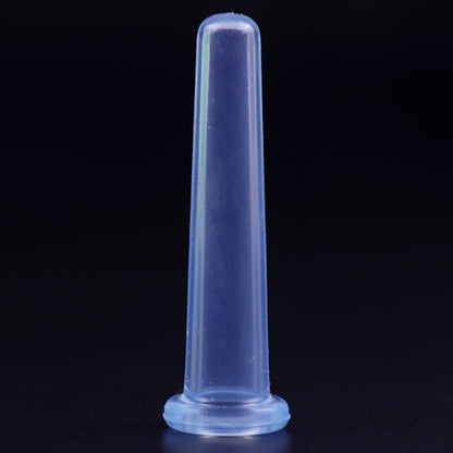 Mini Silicone Facial Suction Cup for Skin Massage blue by HitMyNeed