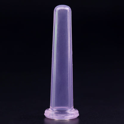Mini Silicone Facial Suction Cup for Skin Massage purple by HitMyNeed