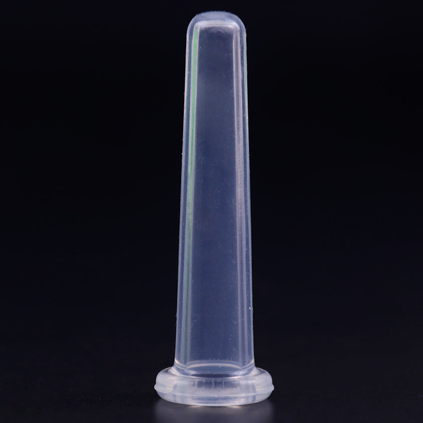 Mini Silicone Facial Suction Cup for Skin Massage transparent by HitMyNeed