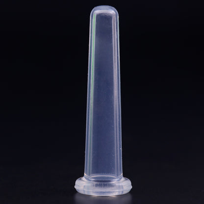 Mini Silicone Facial Suction Cup for Skin Massage transparent by HitMyNeed