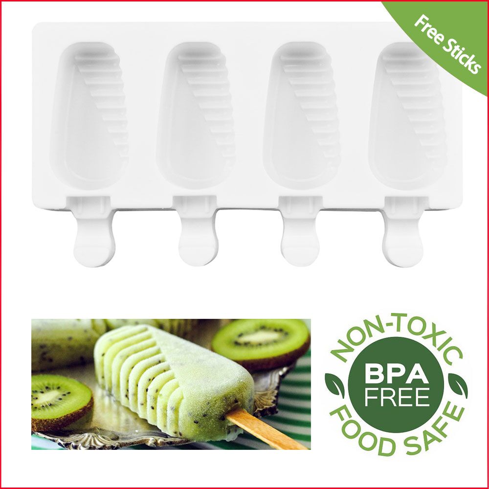 Mini Silicone Popsicle Molds for Homemade Ice Cream by HitMyNeed