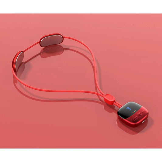 Mini Smart Hanging Neck and Shoulder Massager red by HitMyNeed