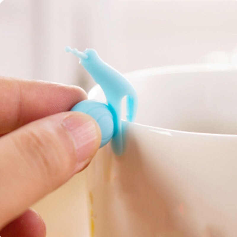 Mini Snail Mug Tea Bag Holders, Silicone (5 Pack) by HitMyNeed