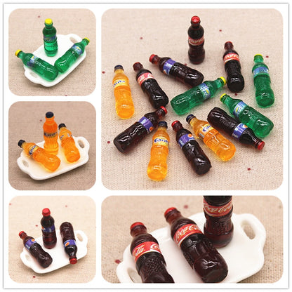 Mini Soda Bottle Resin Miniatures (Set of 10) by HitMyNeed