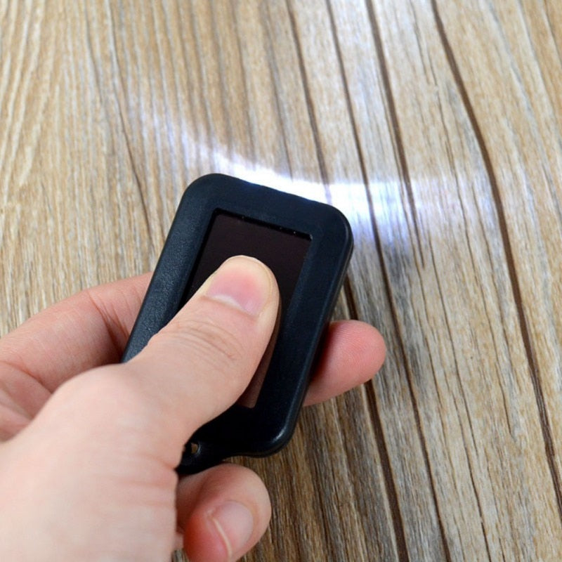 Mini Solar Keychain Flashlight with LED Light by HitMyNeed