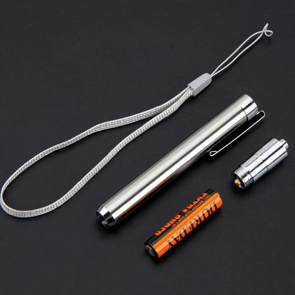 Mini Stainless Steel UV LED Flashlight Torch by HitMyNeed