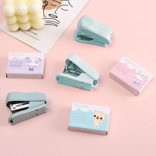 Mini Stapler with 6,400 Staples - Compact Office Tool by HitMyNeed