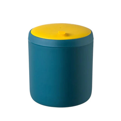 Mini Table Top Waste Bin for Desk and Countertops blue by HitMyNeed