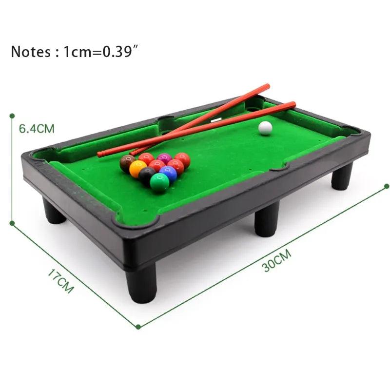 Mini Tabletop Pool Table with Cues & Balls 30cm by HitMyNeed