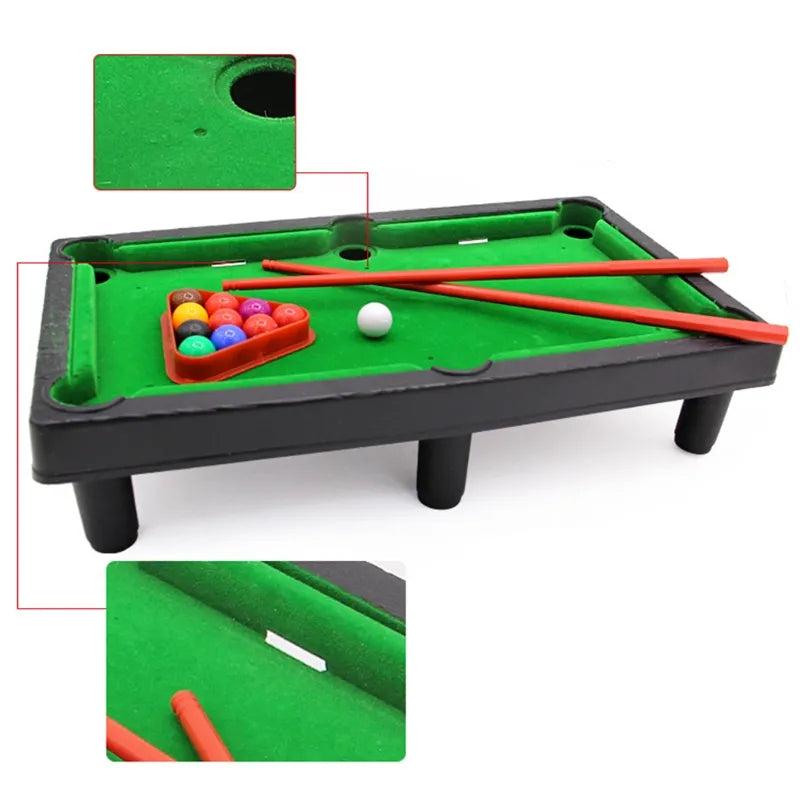 Mini Tabletop Pool Table with Cues & Balls 30cm by HitMyNeed