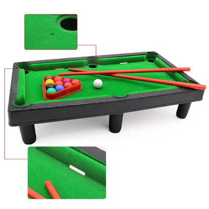 Mini Tabletop Pool Table with Cues & Balls 30cm by HitMyNeed