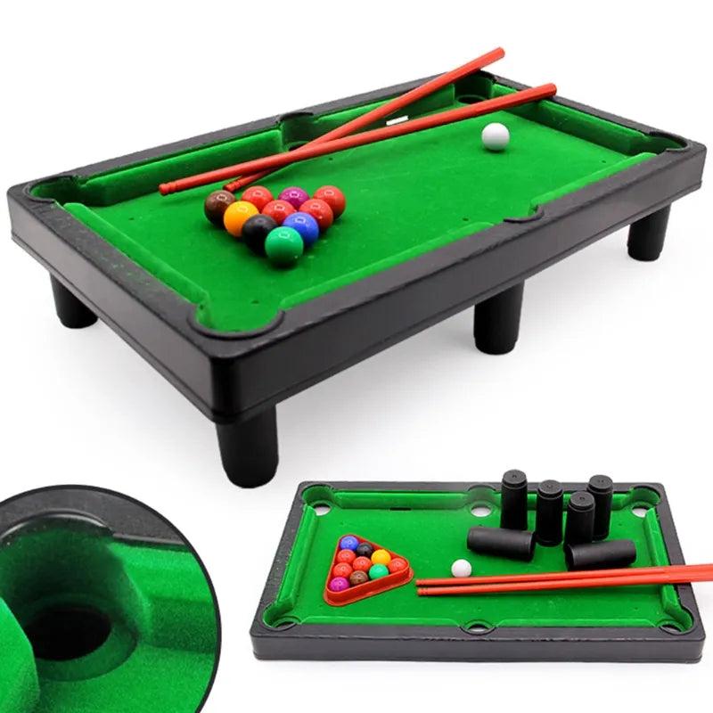 Mini Tabletop Pool Table with Cues & Balls 30cm by HitMyNeed