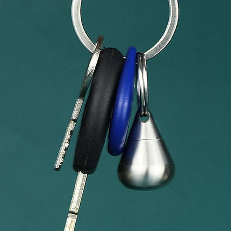 Mini Titanium Waterproof Capsule EDC Storage Bottle by HitMyNeed