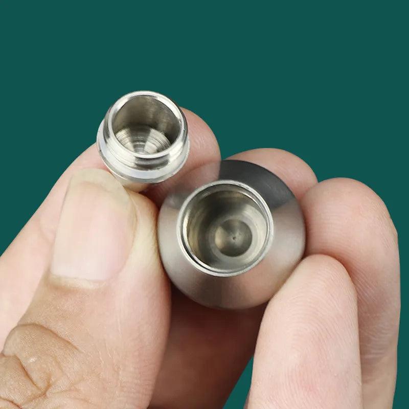 Mini Titanium Waterproof Capsule EDC Storage Bottle by HitMyNeed