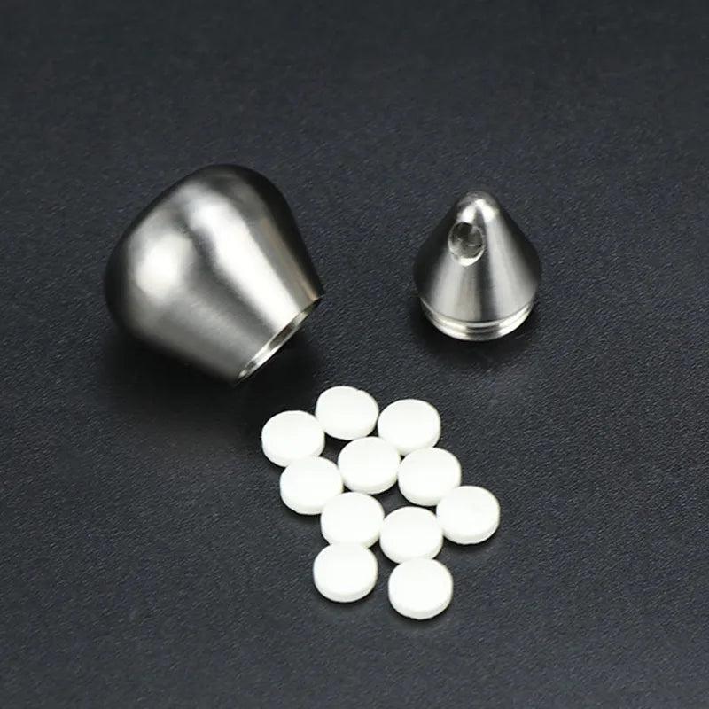 Mini Titanium Waterproof Capsule EDC Storage Bottle by HitMyNeed