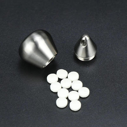 Mini Titanium Waterproof Capsule EDC Storage Bottle by HitMyNeed
