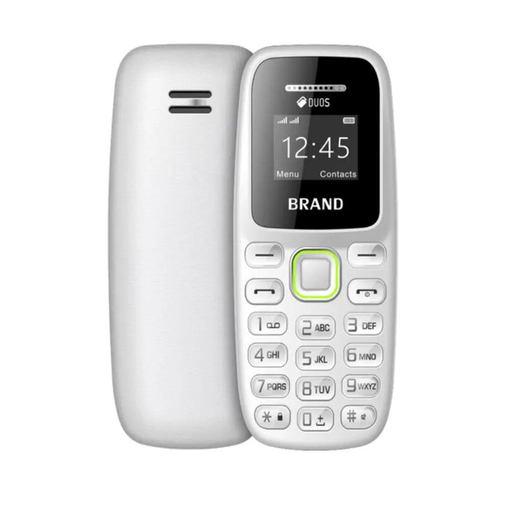 Mini Unlocked GSM Phone with Bluetooth & Call Recording white by HitMyNeed