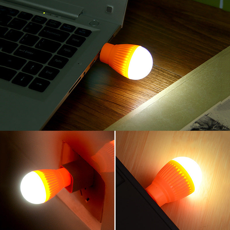 Mini USB LED Ball Light for Reading and Travel by HitMyNeed