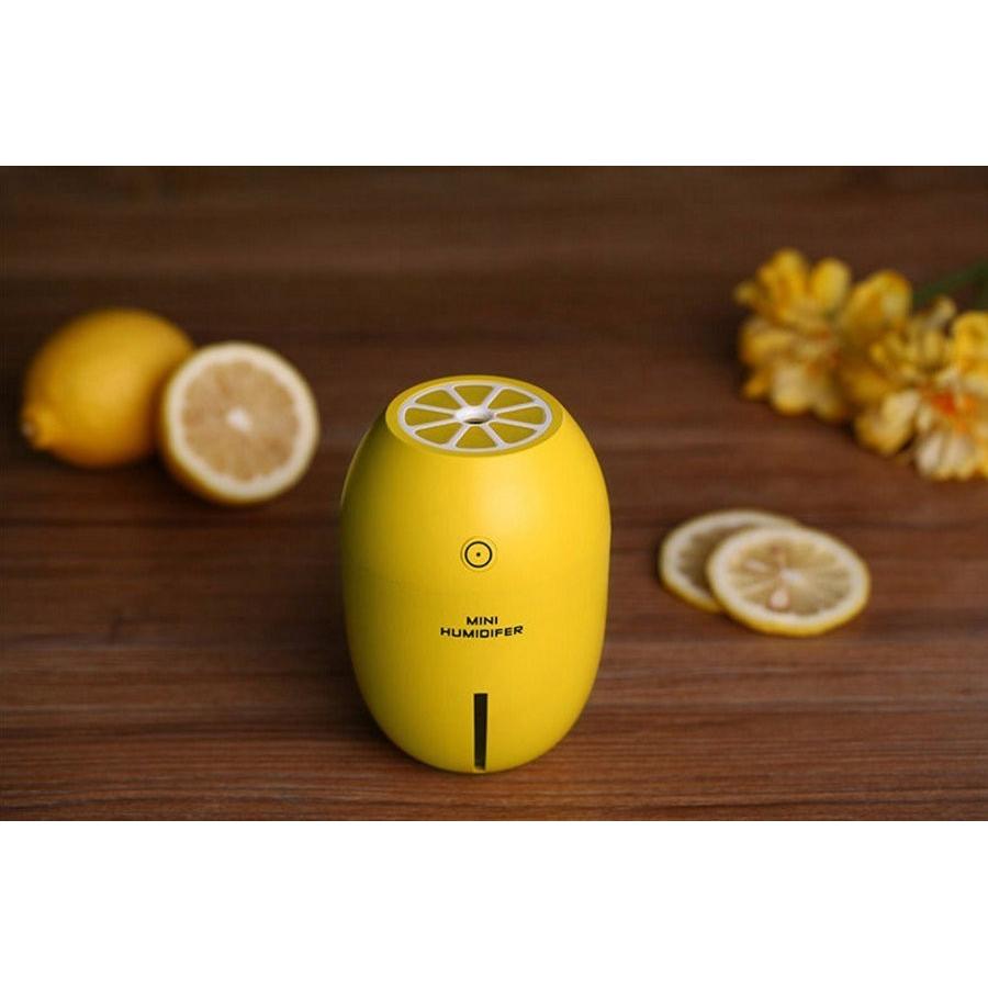 Mini USB Lemon Air Humidifier with LED Light by HitMyNeed