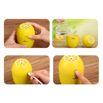 Mini USB Lemon Air Humidifier with LED Light by HitMyNeed