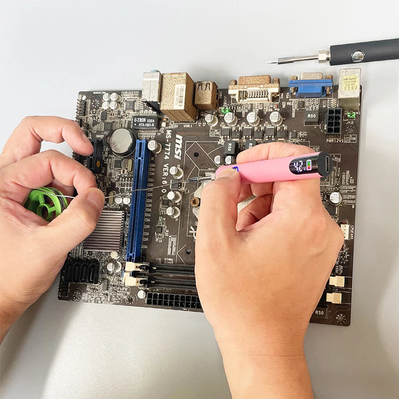 Mini USB Soldering Iron Pen Kit for DIY & Repair by HitMyNeed