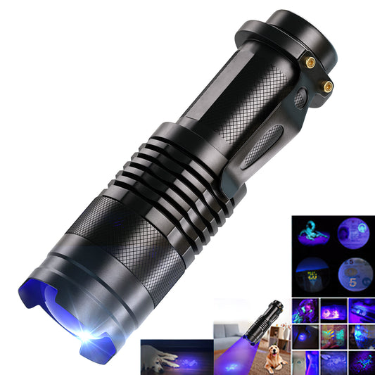 Mini UV LED Flashlight 395nm Blacklight Torch by HitMyNeed