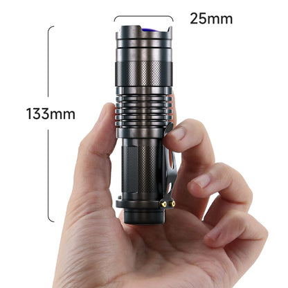 Mini UV LED Flashlight 395nm Blacklight Torch by HitMyNeed