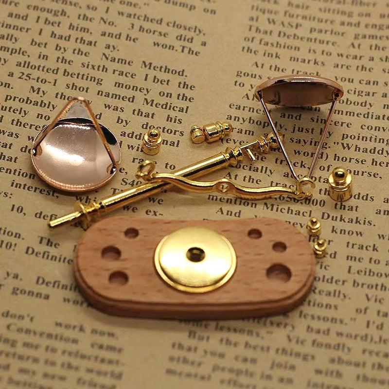 Mini Vintage Metal Balance Scale Ornament by HitMyNeed