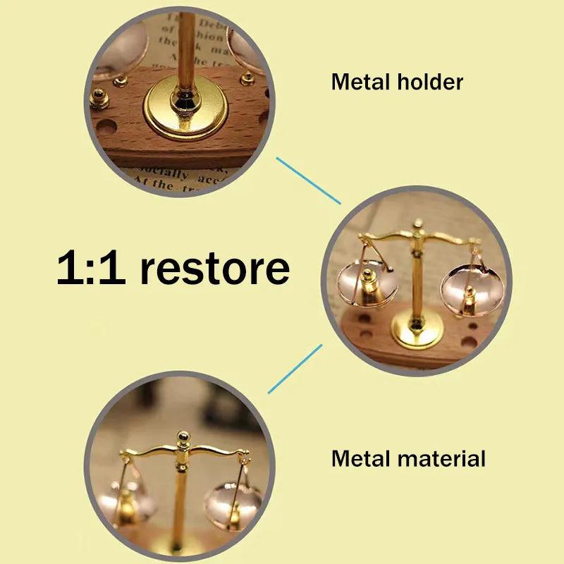 Mini Vintage Metal Balance Scale Ornament by HitMyNeed