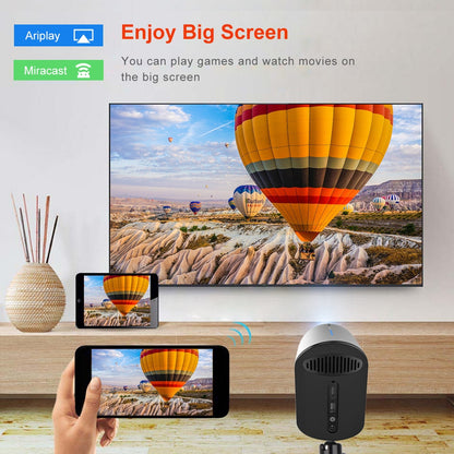 Mini WiFi DLP Phone Projector with Built‑In Speakers by HitMyNeed