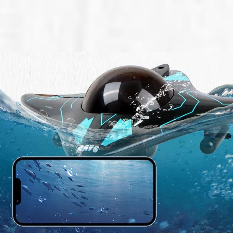 Mini WiFi RC Submarine Boat with Underwater Camera by HitMyNeed