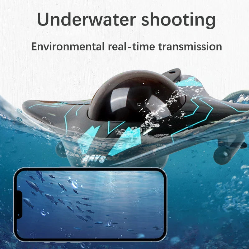 Mini WiFi RC Submarine Boat with Underwater Camera by HitMyNeed