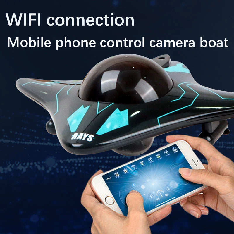 Mini WiFi RC Submarine Boat with Underwater Camera by HitMyNeed