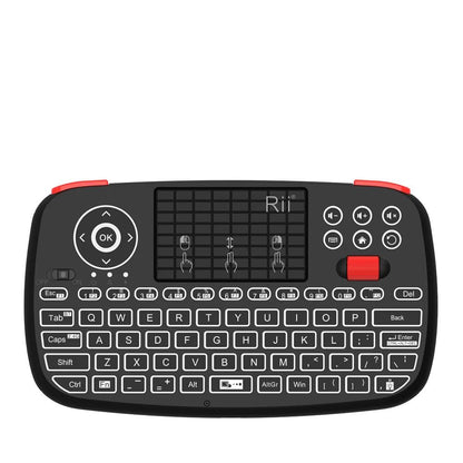 Mini Wireless Backlit Keyboard with Touchpad & 2.4G hebrew-keyboard by HitMyNeed