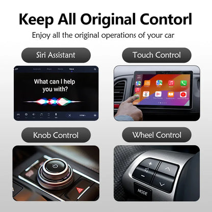 Mini Wireless CarPlay & Android Auto 2‑in‑1 Adapter by HitMyNeed
