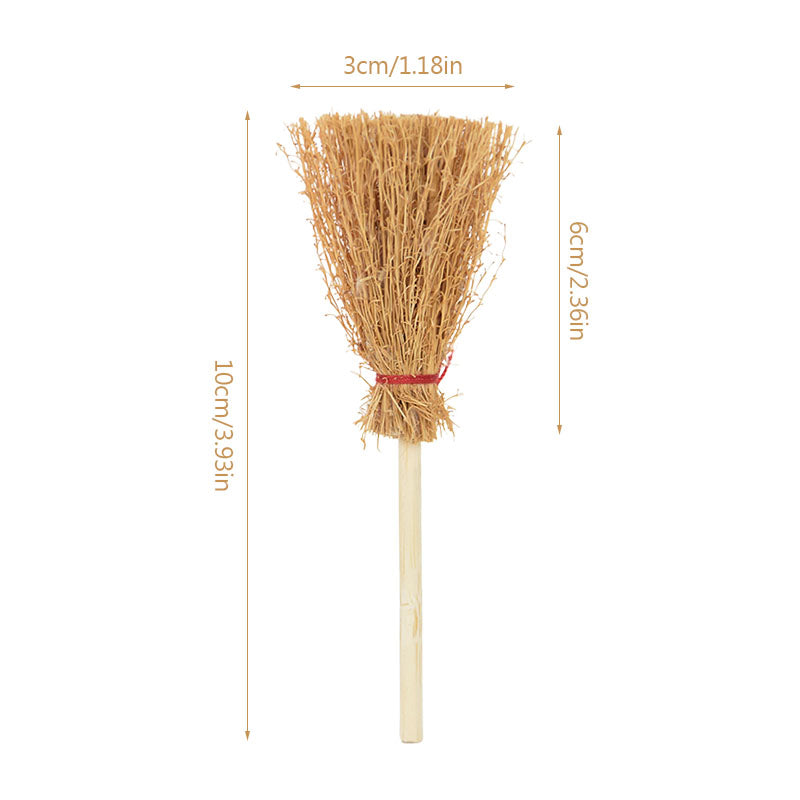 Mini Witch Broom Halloween Ornament Set, 20-Pack by HitMyNeed