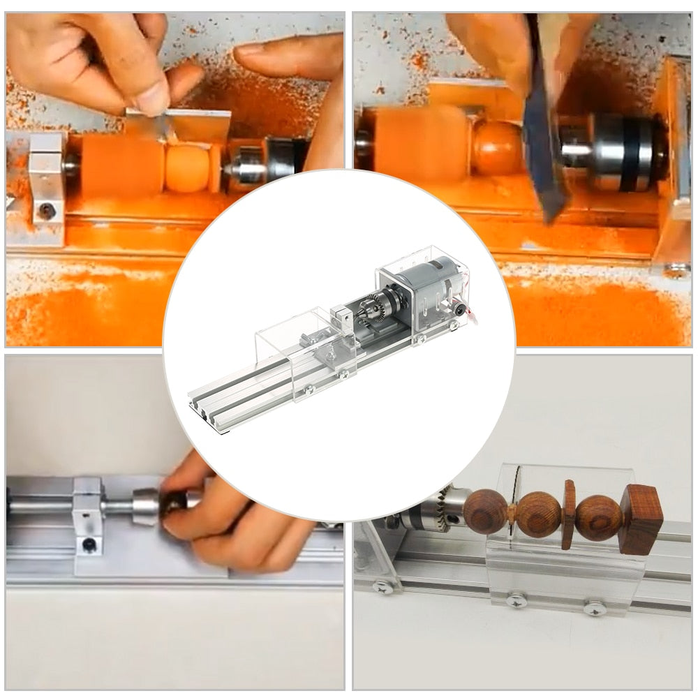 Mini Wood Lathe Bead Making Machine 100W by HitMyNeed