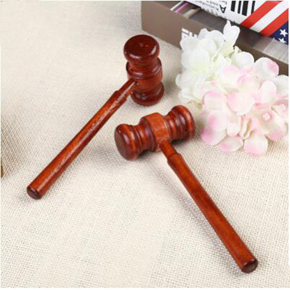 Mini Wooden Court Gavel with Sound Block by HitMyNeed
