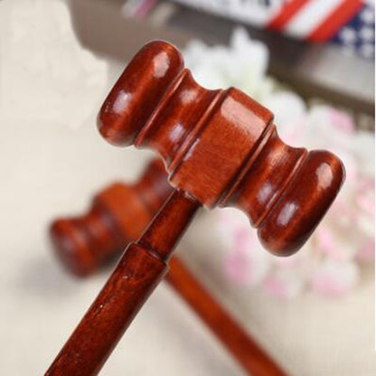 Mini Wooden Court Gavel with Sound Block by HitMyNeed